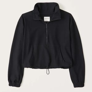 SOLD- Abercrombie cinched half zip
